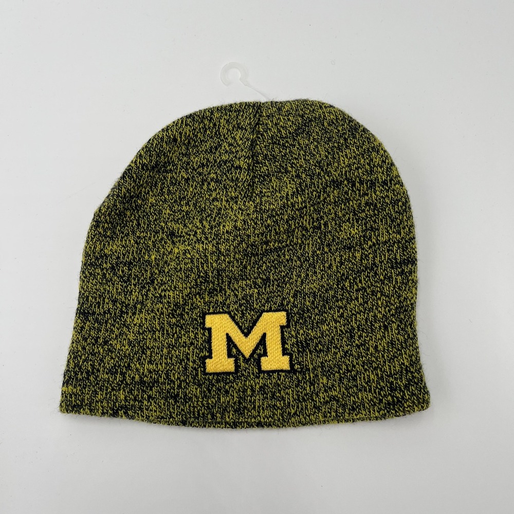 Michigan Wolverines Toddler Knit Beanie Hat M Logo Wolverines‎ Unisex Kids